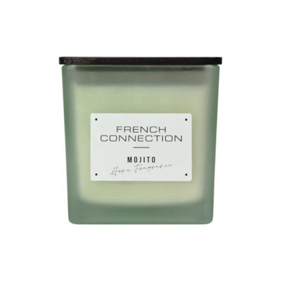 French Connection Unisex Green Square Range - Mango Mojito Candle 200G (1-Wick) - Fcc003ns In | Size: Xl - Image 8