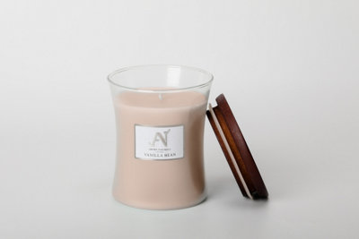 Aroma Naturals Candle 320G Vanilla Bean Shea Butter Wax 50H Burn Time