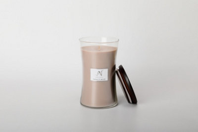 Aroma Naturals Candle 607G Vanilla Bean Shea Butter Wax 70H Burn Time