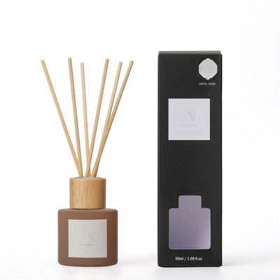 Aroma Naturals Frosted Decadence Reed Diffuser Praline & Birch Scent from B&Q