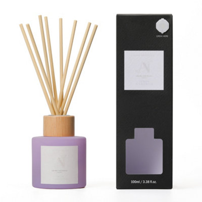Aroma Naturals Frosted Decadence Reed Diffuser Lemon & Lavender Scent