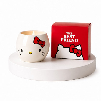 Hello Kitty The Best Friend Strawberry And Cream Scented Candle - Image 7