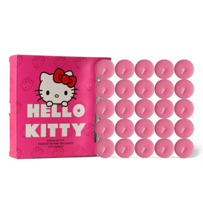 B&Q -  Round Pink Tealights Pack Of 50