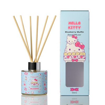 Hello Kitty Blueberry Muffin Reed Diffuser -100Ml Fragrance Oil With 6 ReedsSweet Bakery-Inspired ScentHome Fragrance from B&Q
