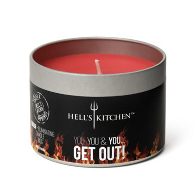 Hells Kitchen Mulled Wine Scented Candle 180g Red - Image 5