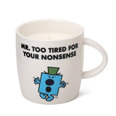 B&Q -  Mr Grumpy Spice & Wood Mug Scented Reusable Mug Candle