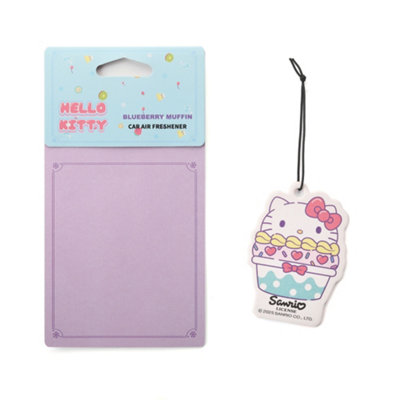 Hello Kitty Hanging Car Air Freshener Blueberry Muffin Scent from B&Q