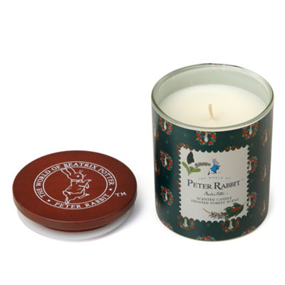Peter Rabbit™ Frosted Forest Scented Candle 1 Wick Wood Lid 30Hr Burn Gift from B&Q