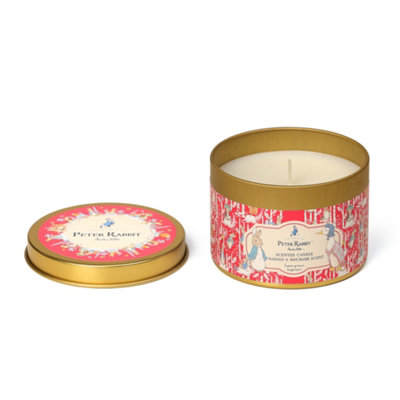 Peter Rabbit™ Radish Rhubarb Scented Tin Candle Wick 25Hr Burn Size 1