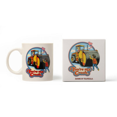 Steve Rhodes You're My Crush Rose And Vanilla Scented Mug Candle White - Image 5