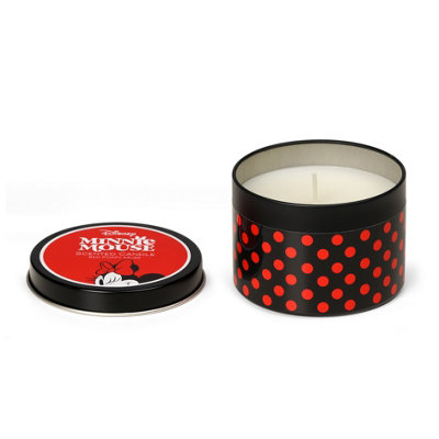 Disney Unisex Black Minnie Mouse Scented Tin Candle 175G– Red Poppy Musk In Medium - Image 10