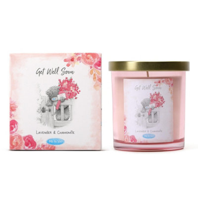 Me to You Inspired Get Well Soon Candle – Lavender & Chamomile Scent 206G 1-Wick - Image 3
