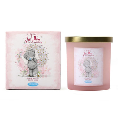 Me To You Best Mum Peony And White Lily Candle 206G 1 Wick from B&Q