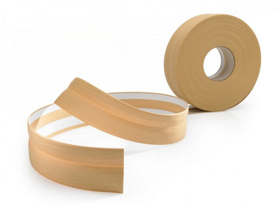 Self-Adhesive Flexible Coved Skirting Board Pvc Strip Floor Wall Joint K.410  25M(L)Pine from B&Q