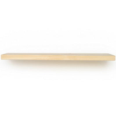 Toolty Shelf Invisible Brackets 175mm Unprimed 110Cm from B&Q
