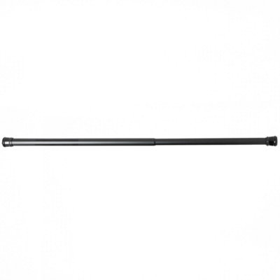 Toolty Telescopic Net Curtain Pole 90-160CmNo Drill Spring Tension RodFor KitchenBathroomBedroomLiving RoomBlack
