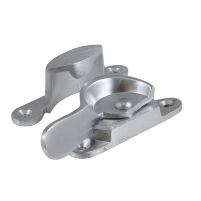  - Non-Locking Sash Fitch FastenerSatin Chrome