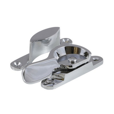  - Non-Locking Sash Fitch FastenerPolished Chrome
