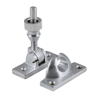  - Non-Locking Brighton Sash FastenerSatin Chrome