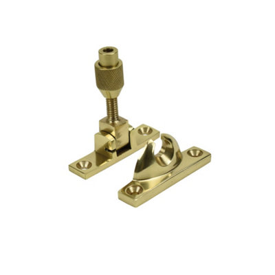  - Narrow Locking Brighton FastenerPolished Brass