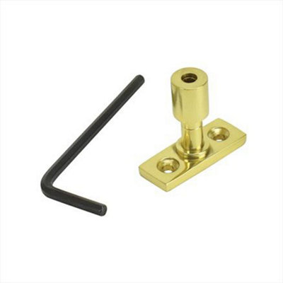 Dart Casement Window Stay Locking PinPolished Brass from B&Q