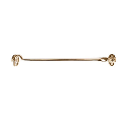 Dart Cabin Hook (300mm)Polished Brass from B&Q