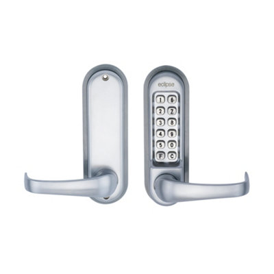 Frisco Eclipse Eclipse Ed50 Heavy Duty Lever Operated Mechanical Digital LockSatin Chrome from B&Q