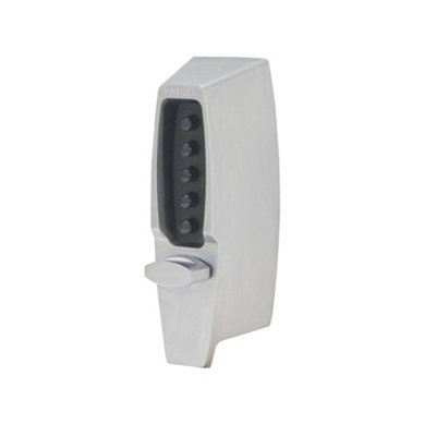 Kaba Simplex 7106 Mechanical Digital Lock With NightlatchSatin Chrome from B&Q