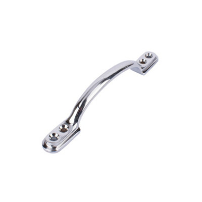 Sash Heritage Sash Handle With Border (133mm)Polished Chrome from B&Q