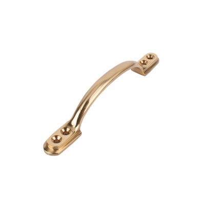 Sash Heritage Sash Handle With Border (133mm)Polished Brass from B&Q
