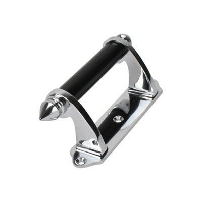 Sash Heritage Victorian Sash Handle With Black Bar (114mm)Polished Chrome from B&Q
