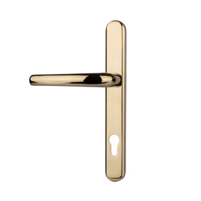 Sox Stainless Steel Long Backplate Door Handle (92mm)Pvd Gold(Sold In Pairs) from B&Q