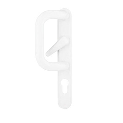 Vista Patio Door HandleWhite(Sold In Pairs) from B&Q