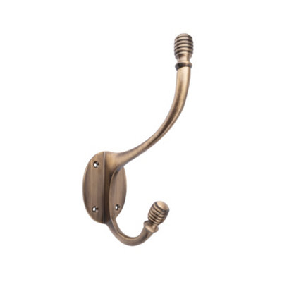 Dart Beehive Hat & Coat Hook150mm X 98mmAntique Brass from B&Q