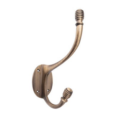Dart Beehive Hat & Coat Hook180mm X 113mmAntique Brass from B&Q