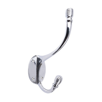 Dart Beehive Hat & Coat Hook180mm X 113mmPolished Chrome from B&Q