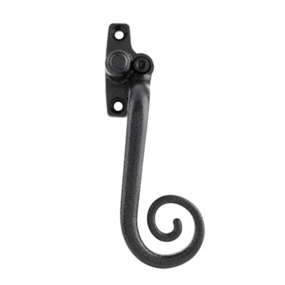 Timber Series Monkey Tail Espag Window Handle (Right Hand)Antique Black from B&Q