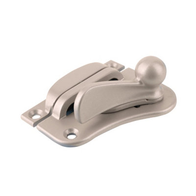 Timber Series Flat Fitch Catch (Locking)Premium Satin from B&Q