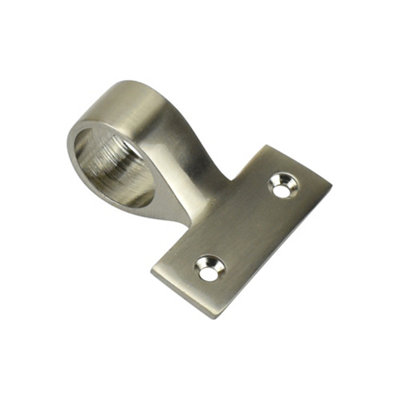 Sash Heritage Ring Sash Ornamental PlainSatin Nickel from B&Q