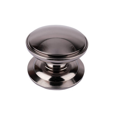 Timber Series Decorative Round Centre Door Knob (100mm Diameter)Hardex Bronze from B&Q