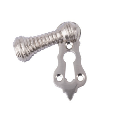 Dart Beehive Covered EscutcheonSatin Nickel from B&Q