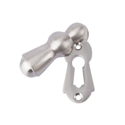 Dart Plain Bell Covered EscutcheonSatin Nickel from B&Q