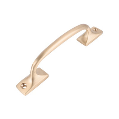 Sash Heritage Shaped Sash Handle (129mm)Satin Brass from B&Q