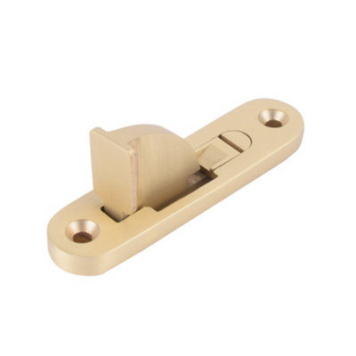 Sash Heritage Weekes Sash Stop With Radius EndsSatin Brass from B&Q