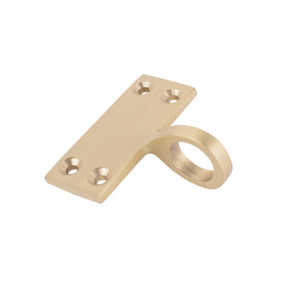 Sash Heritage Flat Sash EyeSatin Brass from B&Q