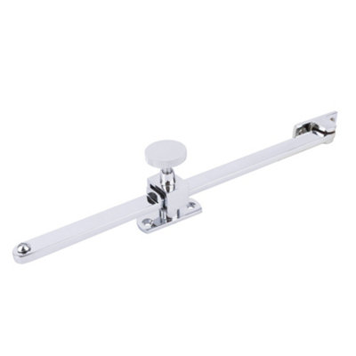 Dart Adjustable Window Outward Opening Stay (250mm)Polished Chrome from B&Q