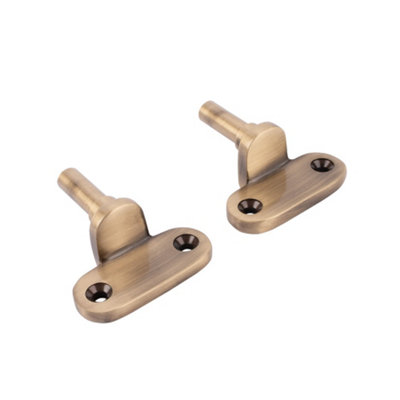 Dart Flush Pins For Casement Stays (Sold In Pairs)Antique Brass from B&Q