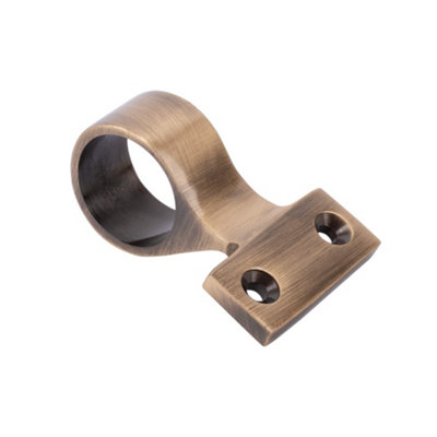 Sash Heritage Offset Ring Sash LiftAntique Brass from B&Q