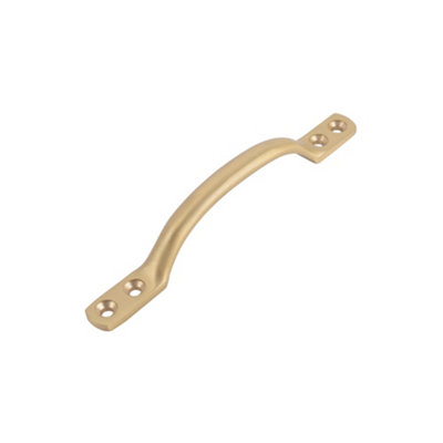 Sash Heritage Sash Handle 132mmSatin Brass from B&Q