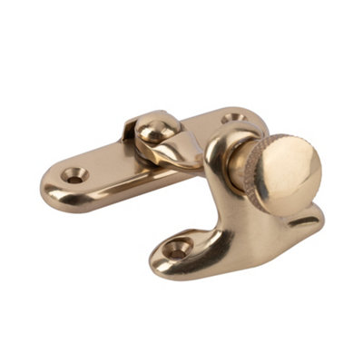 Sash Heritage Swing Arm Brighton Fastener (Non Locking)Polished Brass from B&Q